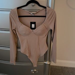 Tan Bodysuit